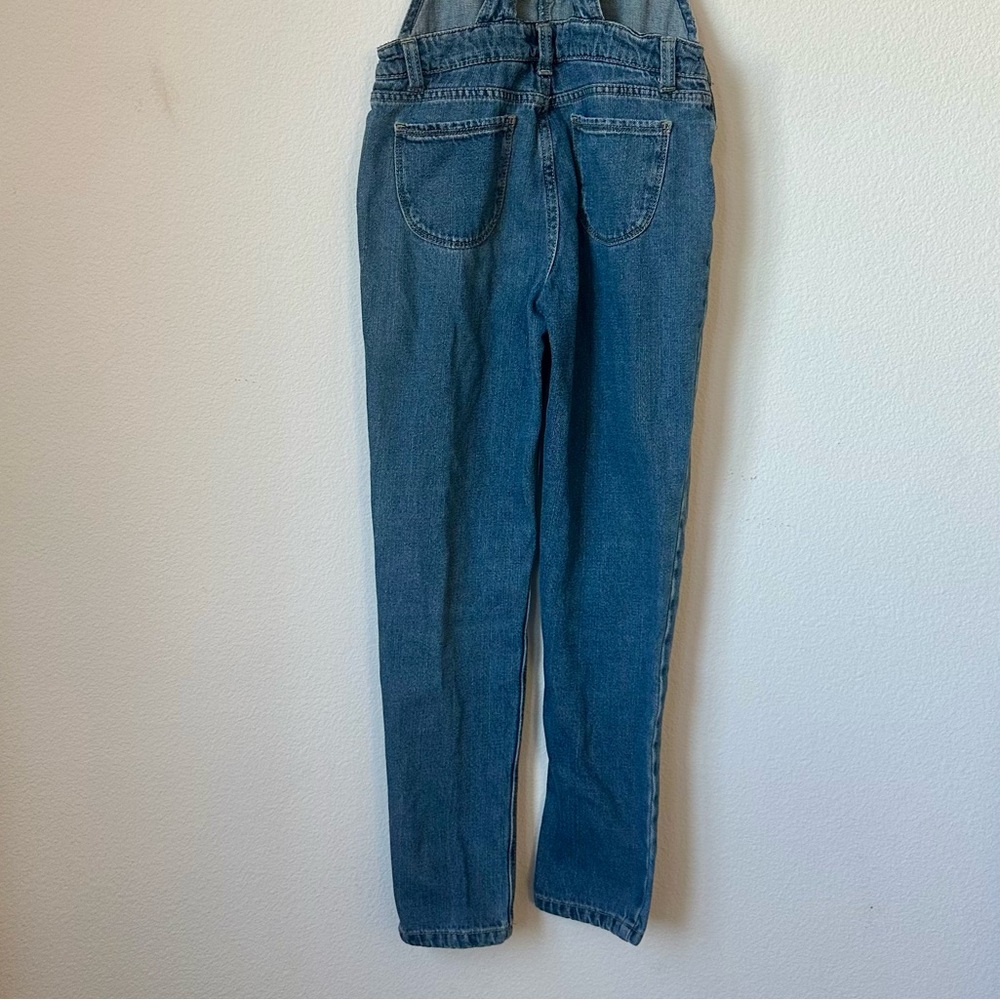 Jordache Distressed Denim Overalls Size L/G 10-12 - Picture 6 of 11